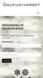 Mobile Screenshot of gaveuniverset.dk